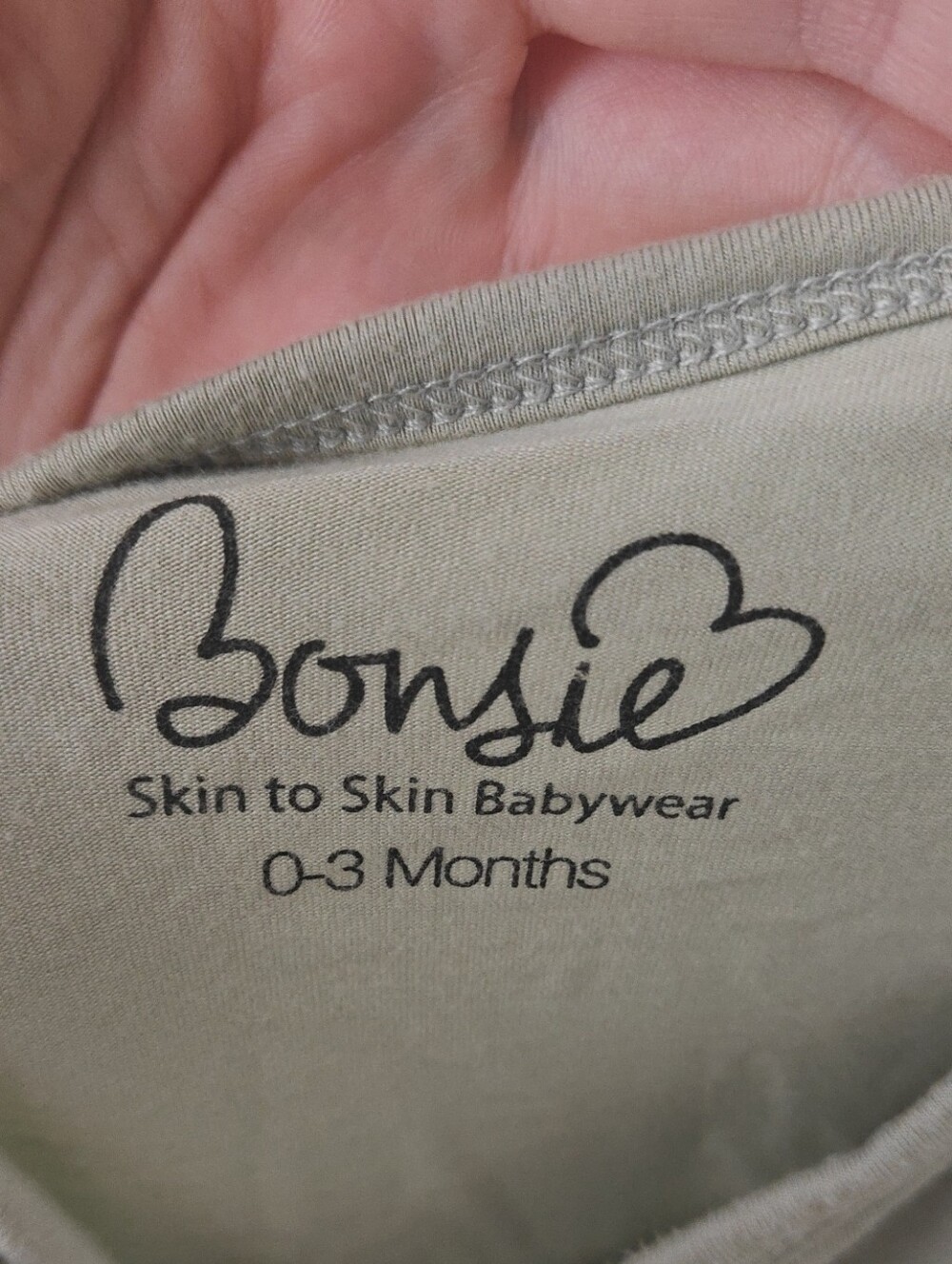 Bonsie Baby One-Piece in Sage Green